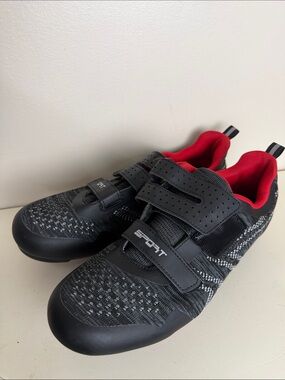 (2386) ULTIANT unisex cycling shoes, Size: 44euro / 10.5 (W:11)